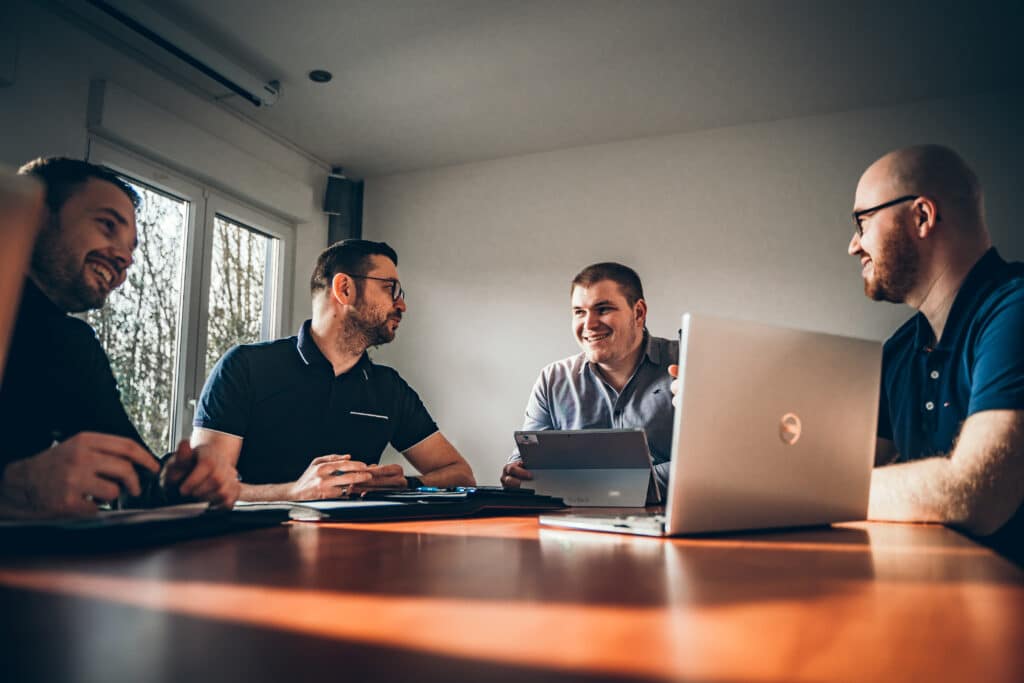 Unser Team bei der Arbeit
